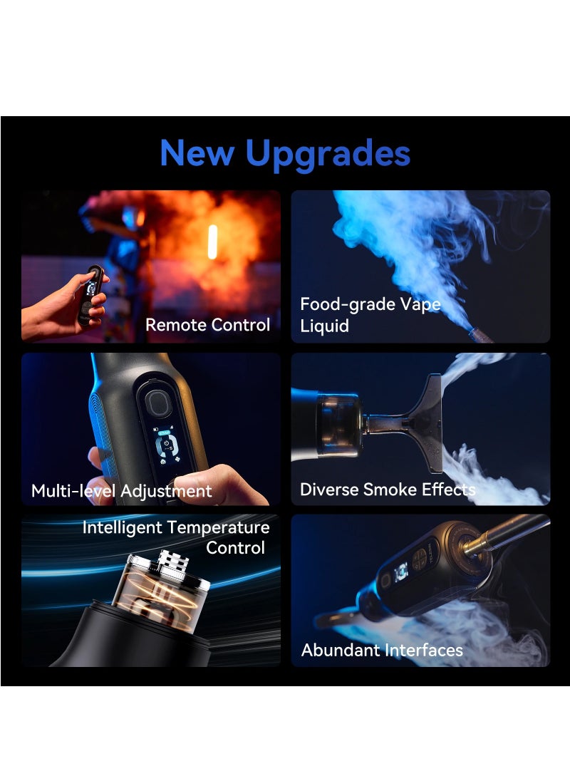TELESIN - TELESIN Fog Machine, Photography Fog Effect, Portable Fog Maker, with Remote Control Fogger Machine, for Video Shoot and Parties - Image 1