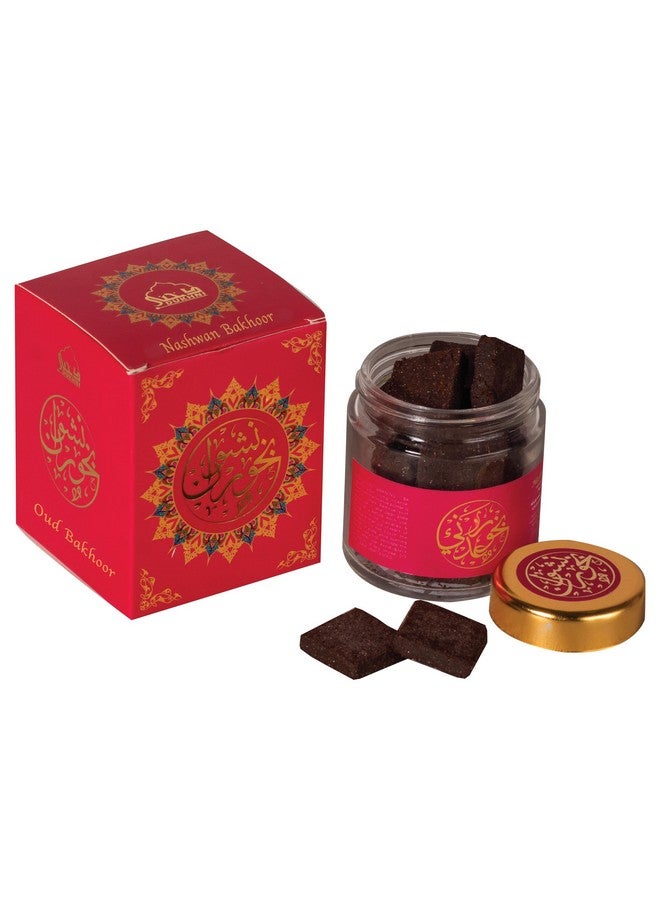 Dukhni Nashwan Bakhoor, Yemeni Oud Bakhoor | Arabic Bakhoor Incense | 40 gram jar | Handmade with Traditional Recipe | Sweet Floral Blend | Perfect for Prayer Time | Ramadan & Eid gifts - Image 1