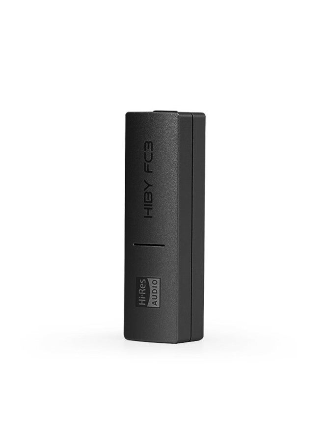 HiBy Fc3 Screen Version, Haibei Decoding Headphone Amplifier, Small Tail External Audio Sound Card, 3.5mm Phone Adapter, Mqa 16x, Es9281ac Pro, Carbon Black - Image 4
