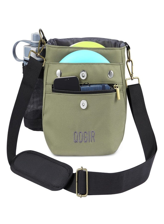 QOGIR Lightweight Disc Golf Bag: Durable Disc Golf Bag with 8+ Disc Capacity, Introductory Discs Golf Bag, Holds Water Bottle and Accessories, Great for Beginners - Image 1