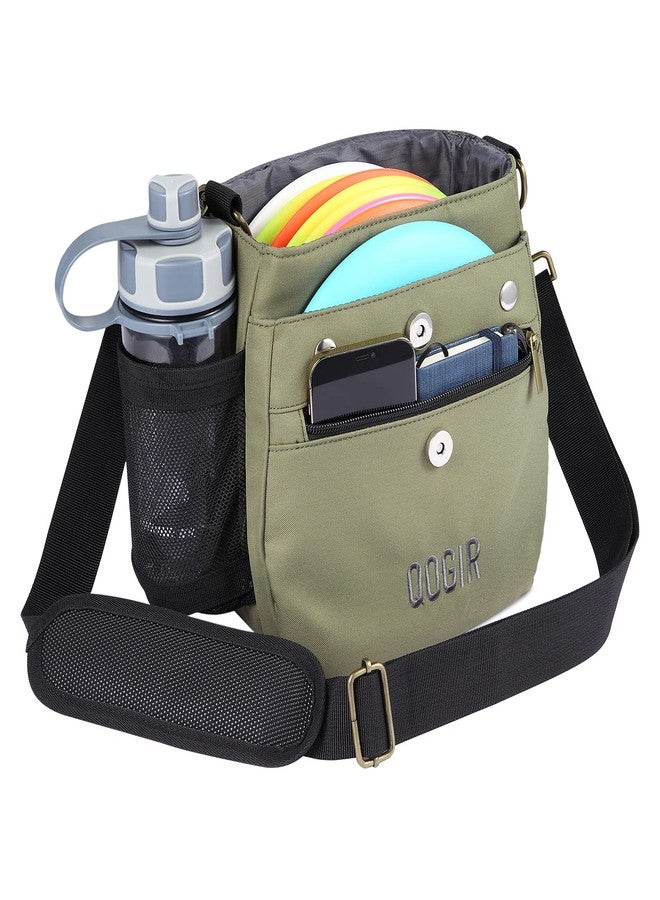 QOGIR Lightweight Disc Golf Bag: Durable Disc Golf Bag with 8+ Disc Capacity, Introductory Discs Golf Bag, Holds Water Bottle and Accessories, Great for Beginners - Image 4