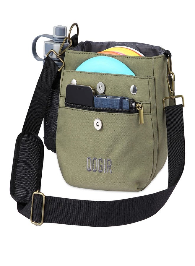 QOGIR Lightweight Disc Golf Bag: Durable Disc Golf Bag with 8+ Disc Capacity, Introductory Discs Golf Bag, Holds Water Bottle and Accessories, Great for Beginners - Image 3