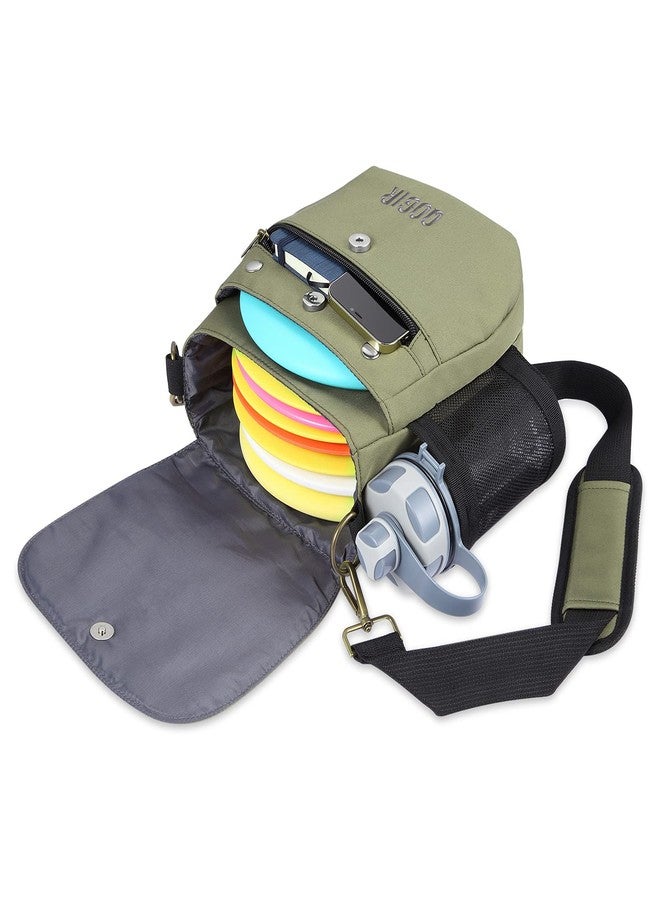 QOGIR Lightweight Disc Golf Bag: Durable Disc Golf Bag with 8+ Disc Capacity, Introductory Discs Golf Bag, Holds Water Bottle and Accessories, Great for Beginners - Image 5