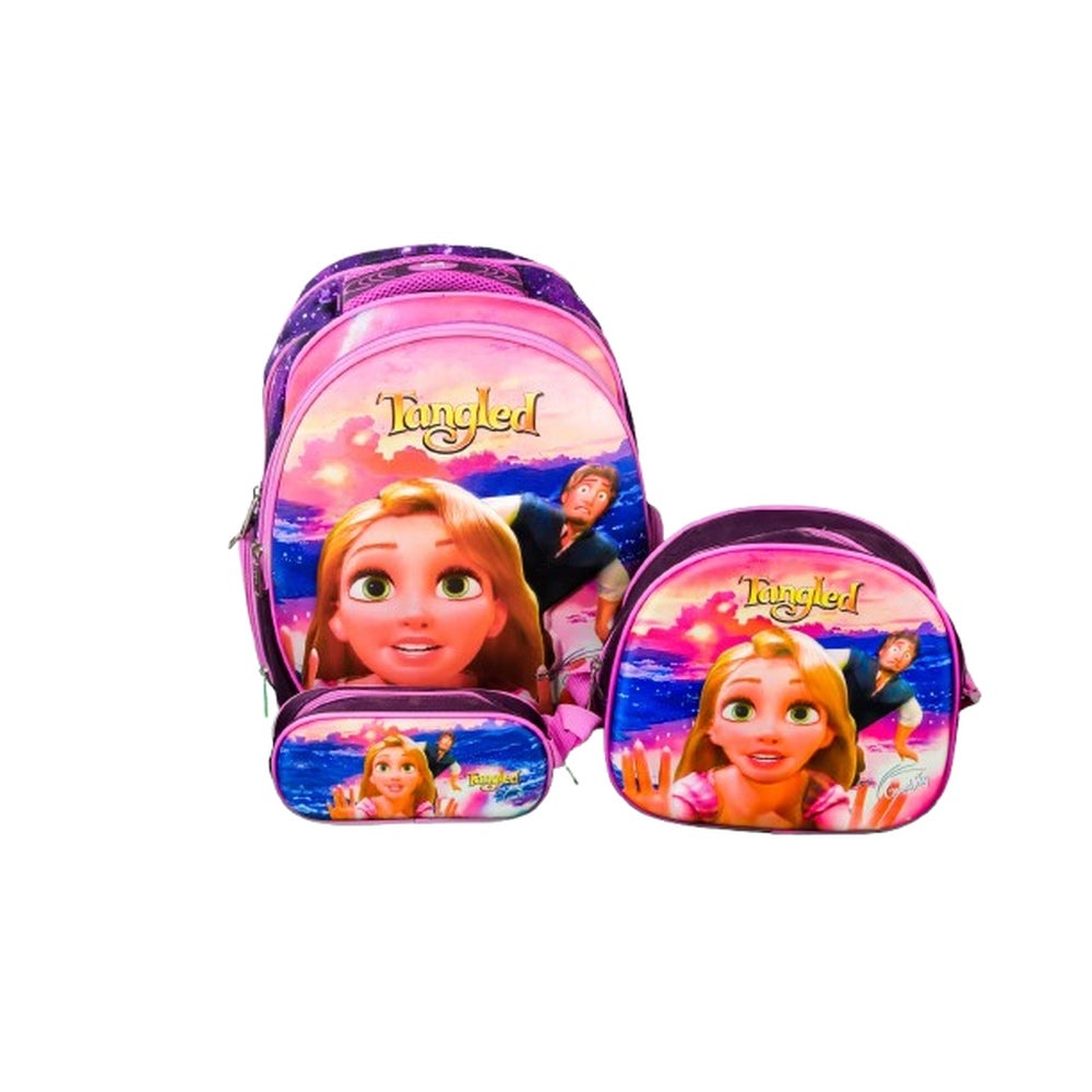Tangled School Backpack with 2 Bags - GS17-B