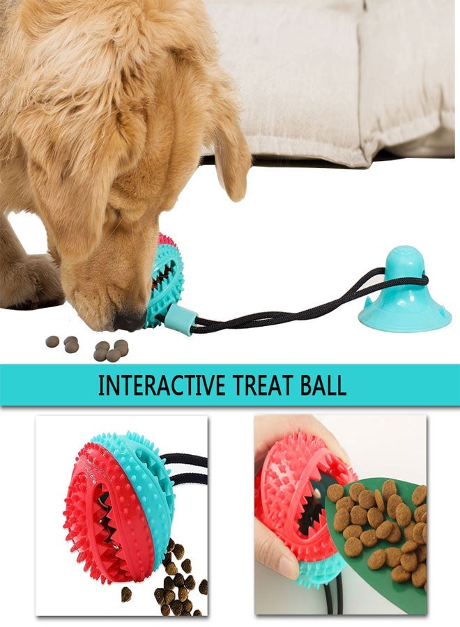 Interactive Dog Toys Suction Cup, Dog Chew Toys, Puppy Dog Training Treats Teething Rope Toys for Boredom, Dog Puzzle Treat Food Dispensing Ball Toys for Puppies Teething - Image 4