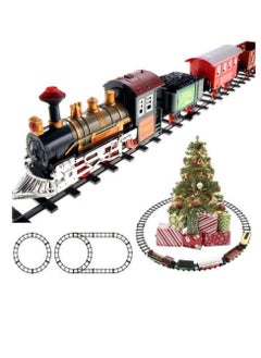Generic Battery Operated Electric Railway Train Set with Lights and Realistic Sound - 20pcs - No:2225  - Image 3