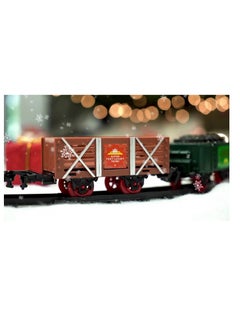Generic Battery Operated Electric Railway Train Set with Lights and Realistic Sound - 20pcs - No:2225  - Image 5