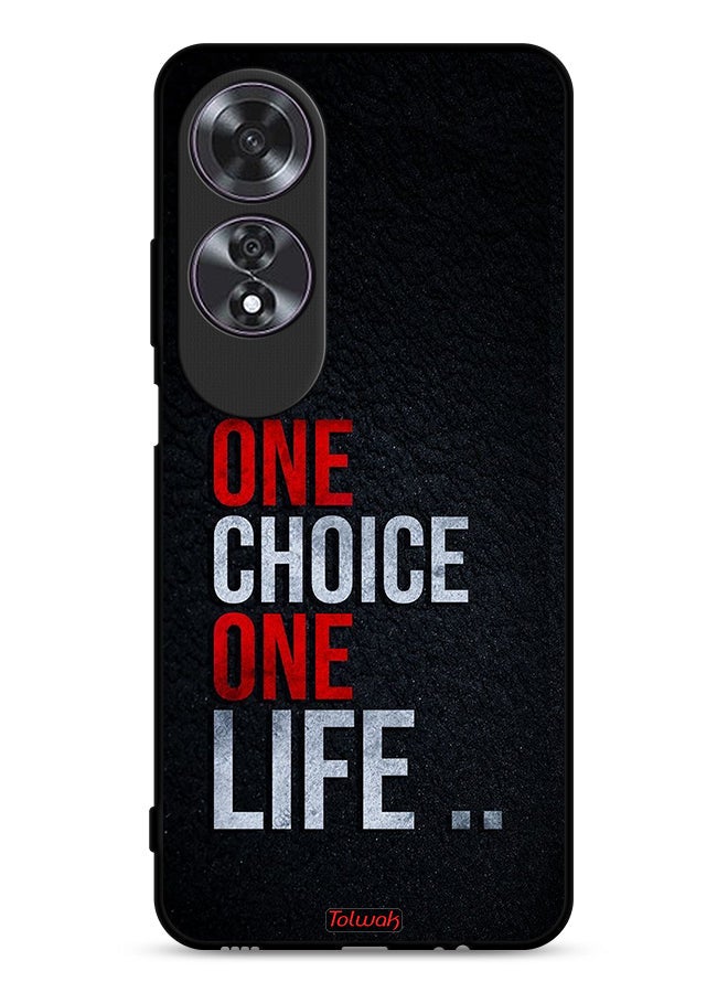 Tolwak Oppo A60 Protective Case Cover One Choice One Life - Image 1