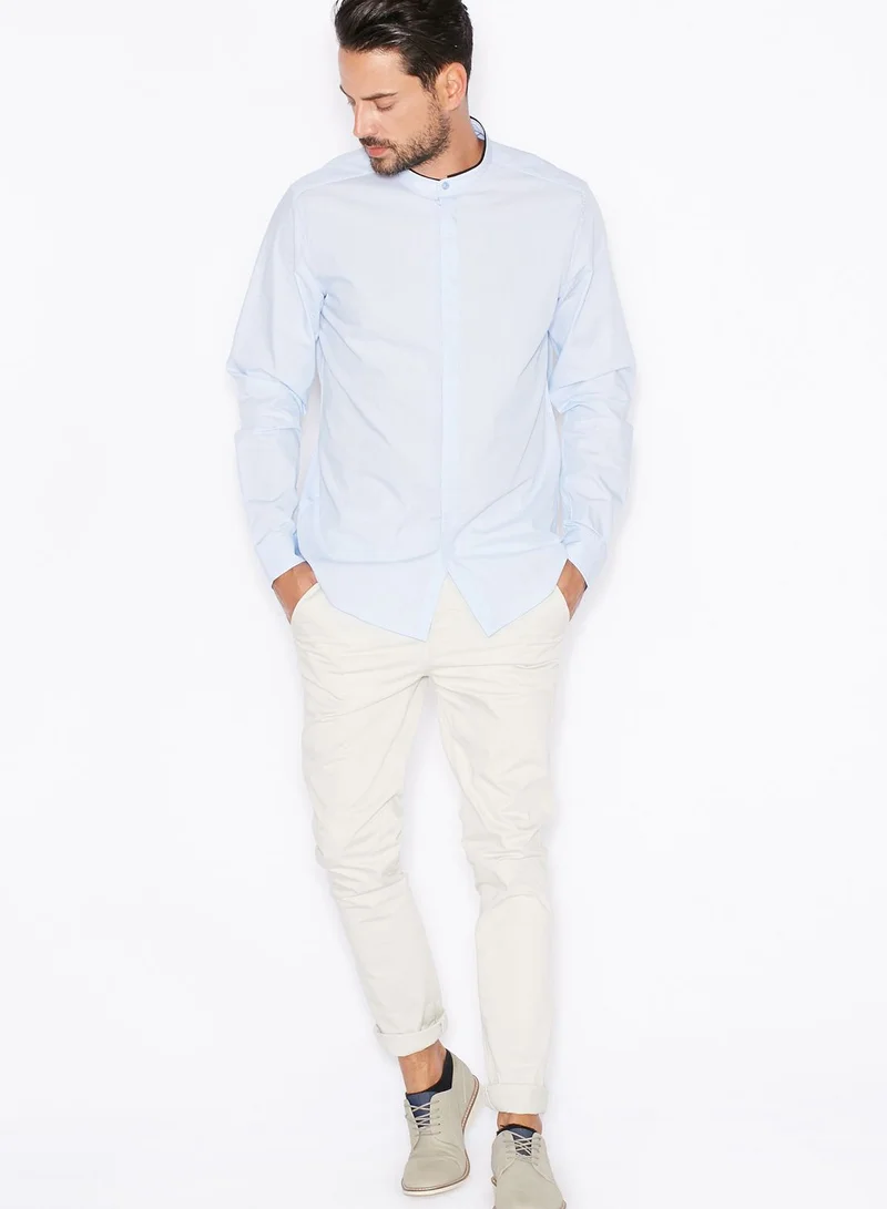 Tailored Originals Ramsgill Chinese Collar Shirt