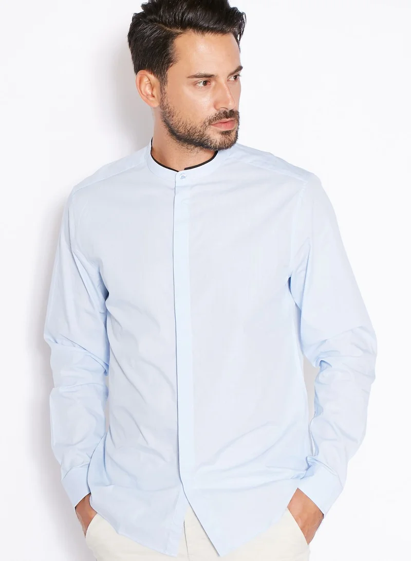 Tailored Originals Ramsgill Chinese Collar Shirt