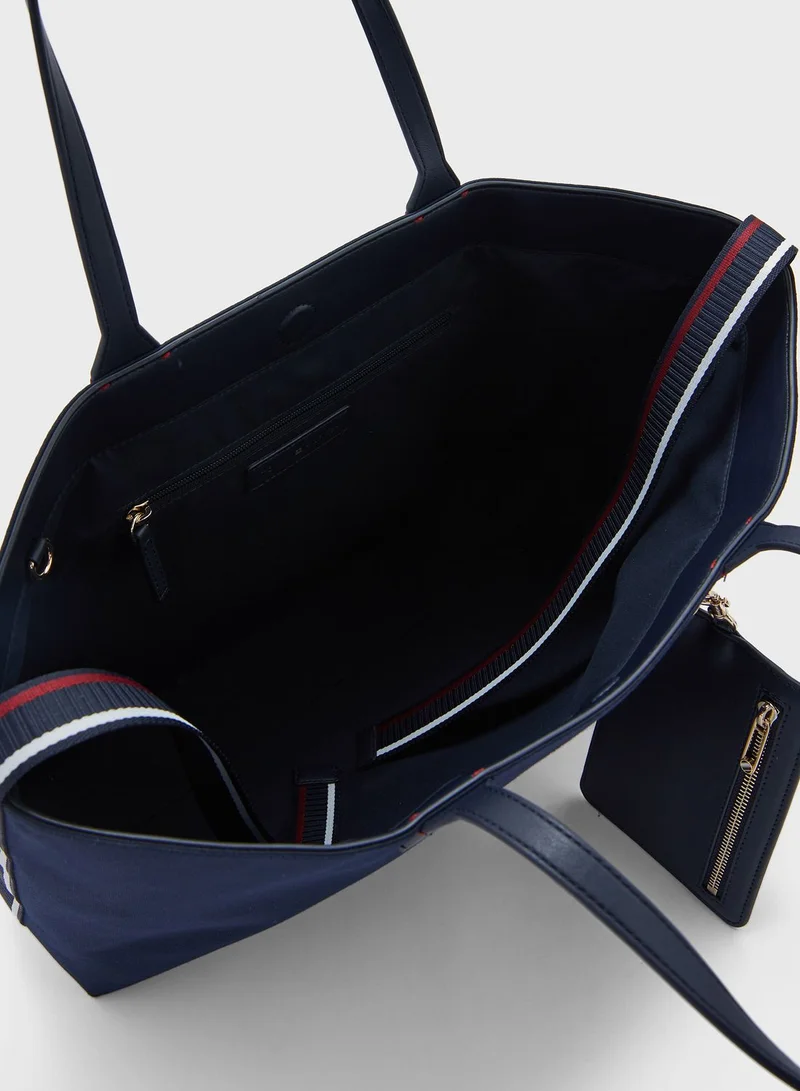 TOMMY HILFIGER Iconic Twill Tote Bag