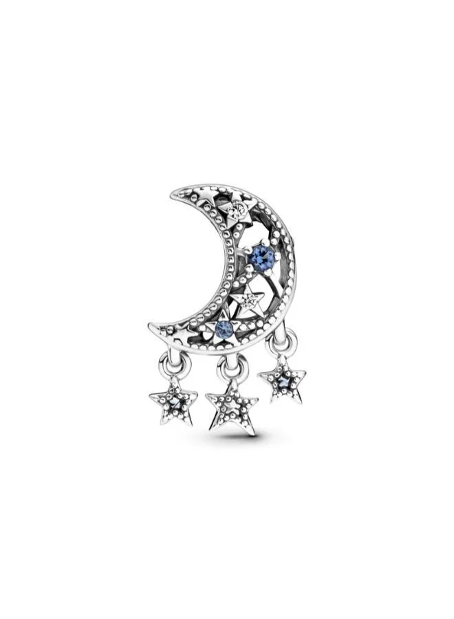باندورا Star & Crescent Moon Charm