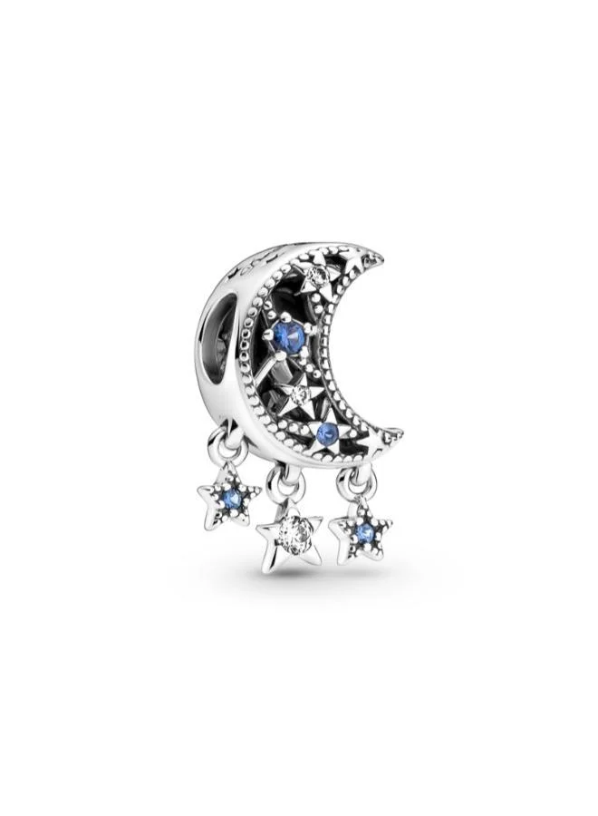 باندورا Star & Crescent Moon Charm