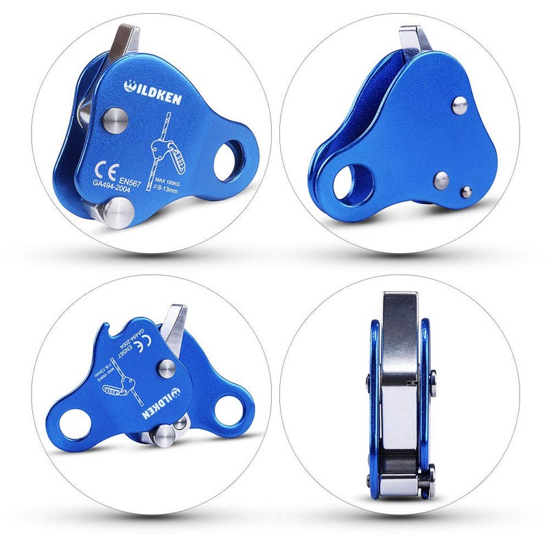 WILDKEN Climbing Ascender Fall Protection Belay Device Climbing Rope Grab for Rock Climbing Mountaineering Tree Arborist Expedition Caving Rescue Aerial Work - Image 3