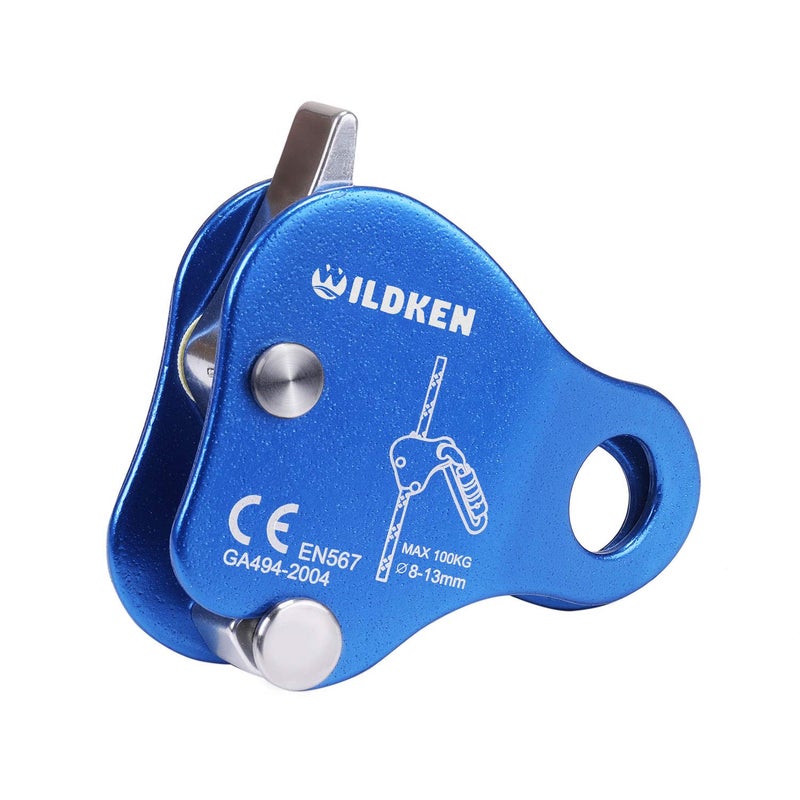 WILDKEN Climbing Ascender Fall Protection Belay Device Climbing Rope Grab for Rock Climbing Mountaineering Tree Arborist Expedition Caving Rescue Aerial Work - Image 1