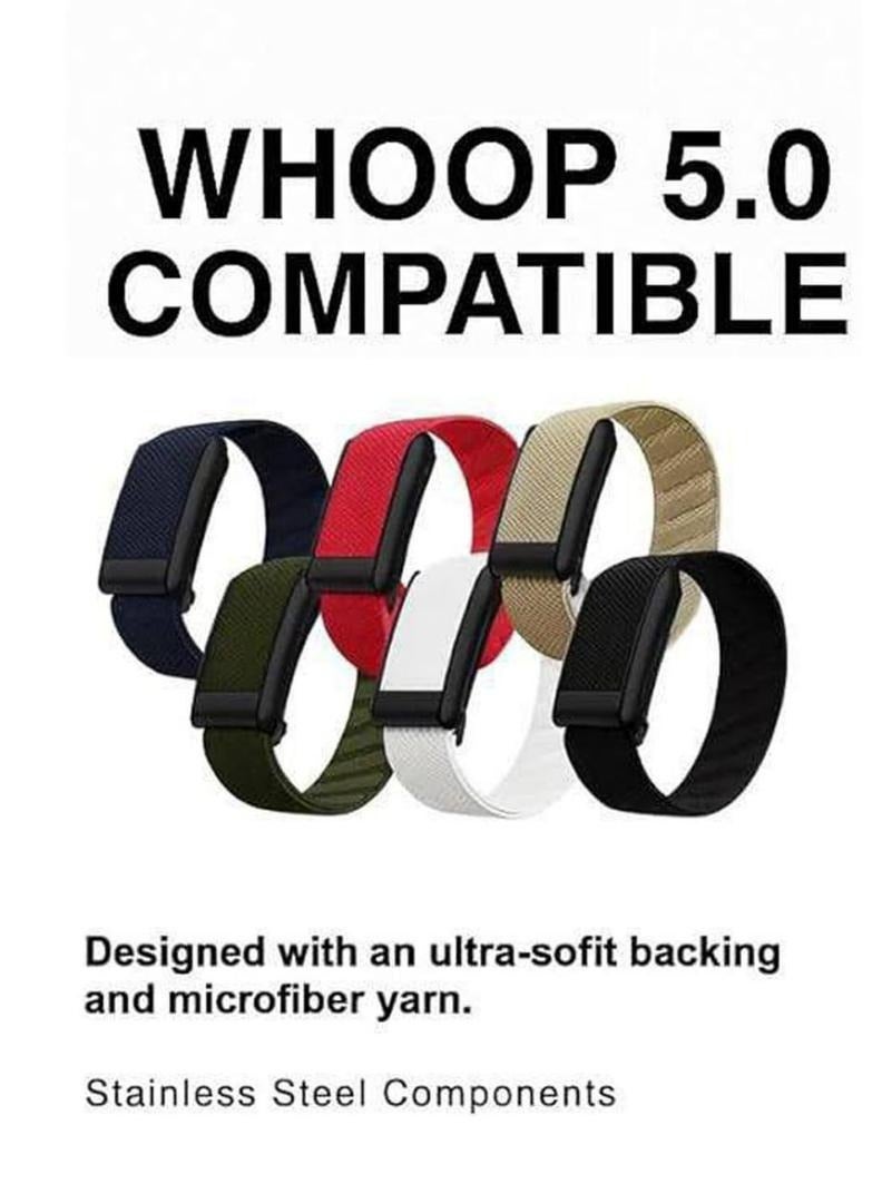 TEMPO Ultra-Soft Nylon Sport Replacement Band for WHOOP 5.0 Life /MG – ECG Compatible | Wearable Health, Fitness & Activity Tracker | Breathable, Durable & Secure Fit Strap and Adjustable Wristband Replacement Strap with U Shaped Connector Easy to Use and Perfect for Every Occasion | NOT for Gen 4 - Image 4