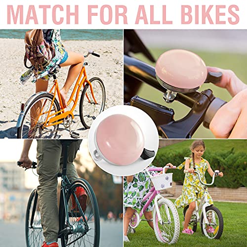 MARQUE Beach Cruiser Bike Bell – Classic Bicycle Bell Design for Adults and Kids with Traditional Ring Sound (Pink) - Image 2