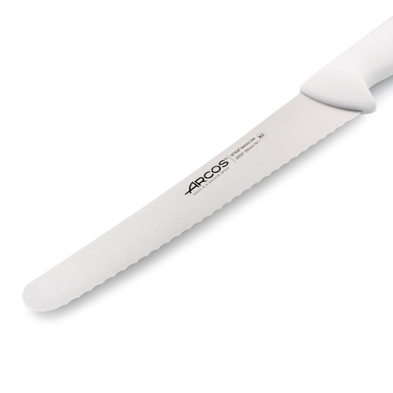 Arcos سكين المعجنات المسننة 10 بوصة من أركوس 2900 باللون الأبيض - Image 3