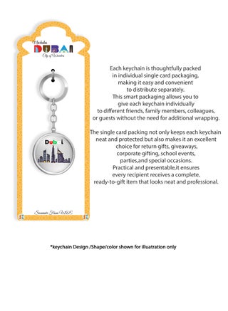 Metal Keychain 3pcs Dubai Famous Buildings with in built opener and Cork bottle opener - view 3