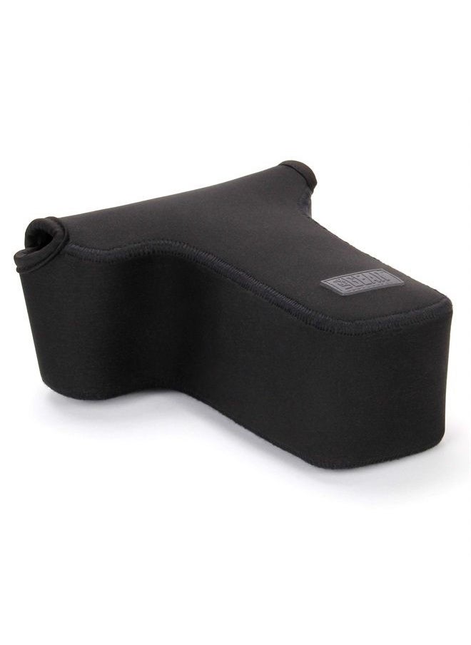 USA Gear USA GEAR Camera Sleeve and Zoom Lens DSLR Camera Case with DSLR Sleeve Protection, Holster Belt Loop and Accessory Storage - Compatible with Canon, Nikon, Sony, Olympus, Pentax and More (Black)  - Image 3