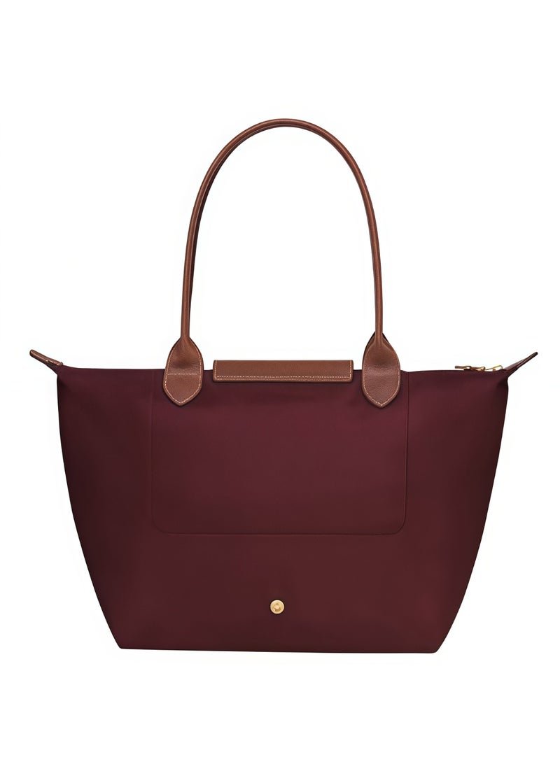 لونج شامب حقيبة لو بيلاج الكبيرة من لونجشامب ذات الأحزمة الكتفية النسائية، حقيبة مكياج كبيرة متعددة الاستخدامات، حقيبة يد، حقيبة كتف - Image 4