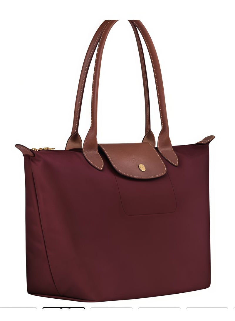 لونج شامب حقيبة لو بيلاج الكبيرة من لونجشامب ذات الأحزمة الكتفية النسائية، حقيبة مكياج كبيرة متعددة الاستخدامات، حقيبة يد، حقيبة كتف - Image 3