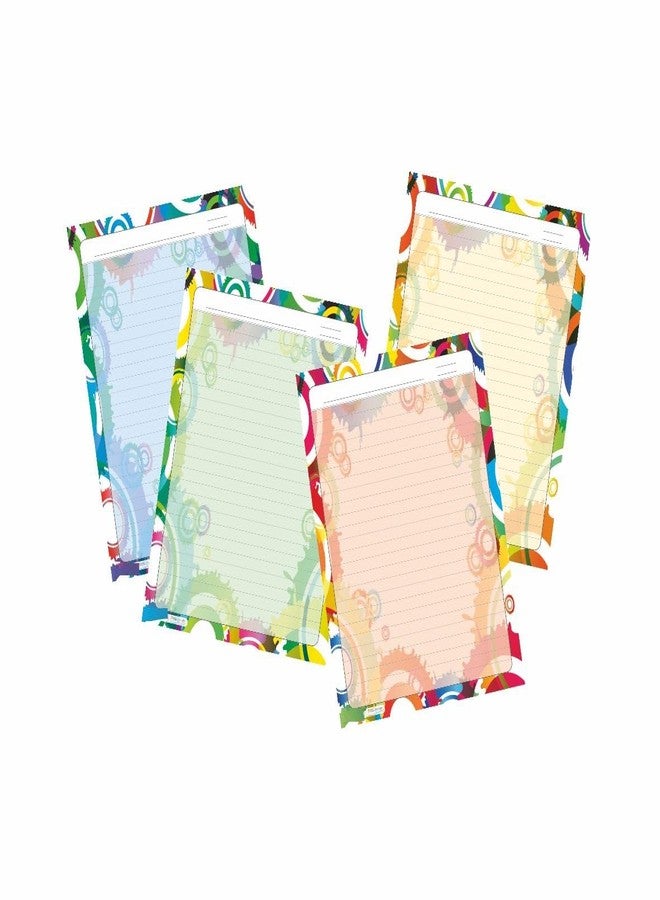 FIRST CLICK A4 Designer Paper Sheets, 40 Sheets, Design D15, One Side Ruled 140 GSM, Colored, Multipurpose Art Papers for Projects. - Image 1