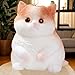 YJPPDD Big taba Squishy Cat Handmade Squishy Cat for AdultKids Stress Relief Cute Soft Cat Design Perfect Squeeze Toys Gift for Relaxation and Fun Dress Up Your Own Squishies CatCrown Cat - Image 2