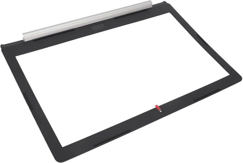 Laptop LCD Front Bezel Replacement for 15 5570 5575, Black ABS Frame with Silver Screen Axle Cover, Precise Fit Professional Display Bezel for Notebook - Image 2
