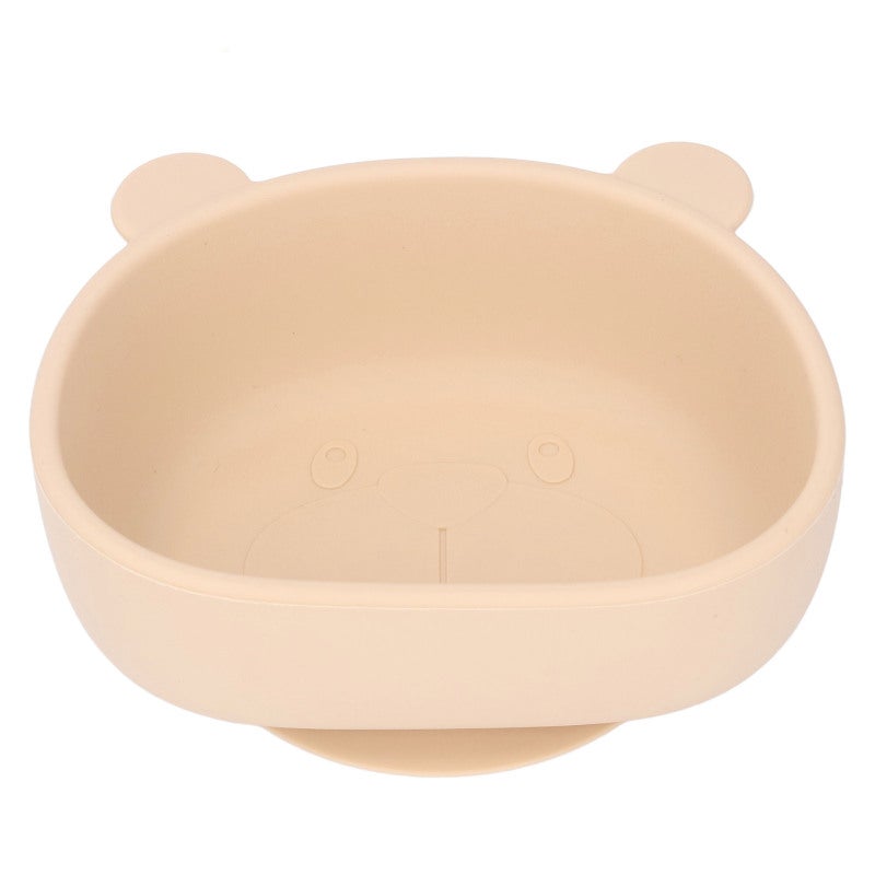 Baby Suction Bowl for Toddlers with Silicone Non Slip Base - Easy Clean Cartoon Panda Food Bowl for Baby Led Weaning, Snacks and Fruit - Ideal for Home and Travel - Image 1