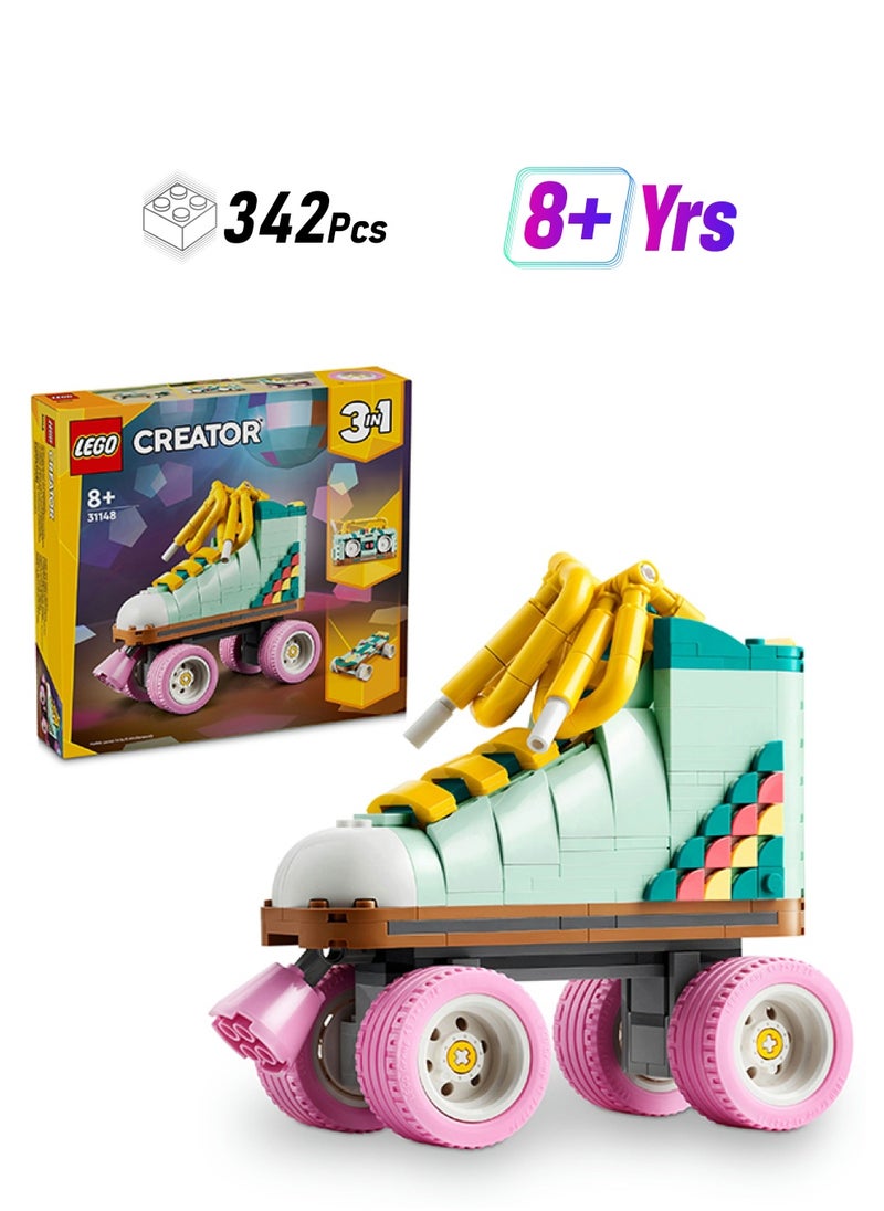 LEGO Creator Retro Roller Skate 3in1 Toy 31148 (342) Pieces  - Image 1