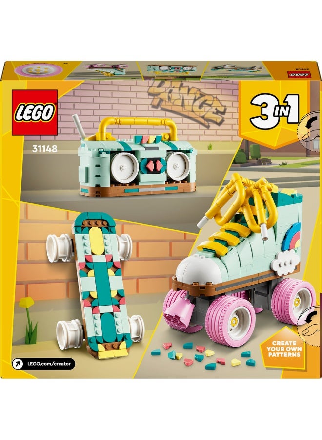 Creator Retro Roller Skate 3in1 Toy 31148 (342) Pieces