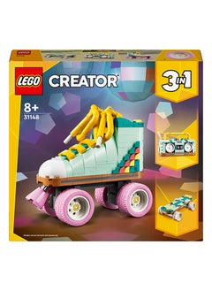LEGO مبدع 3 في 1 حذاء رولر ريترو إلى سكتة مصغرة إلى راديو بوم بوكس ، مجموعة ألعاب للأطفال ، فكرة هدية عيد ميلاد للأولاد والبنات الذين تتراوح أعمارهم بين 8 سنوات وما فوق (342 قطعة) 31148  - Image 2