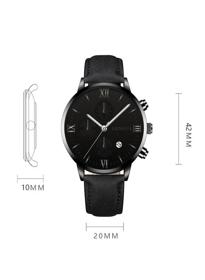 Geneva Men's Fashion Style Quartz Analog Watch  - Image 3