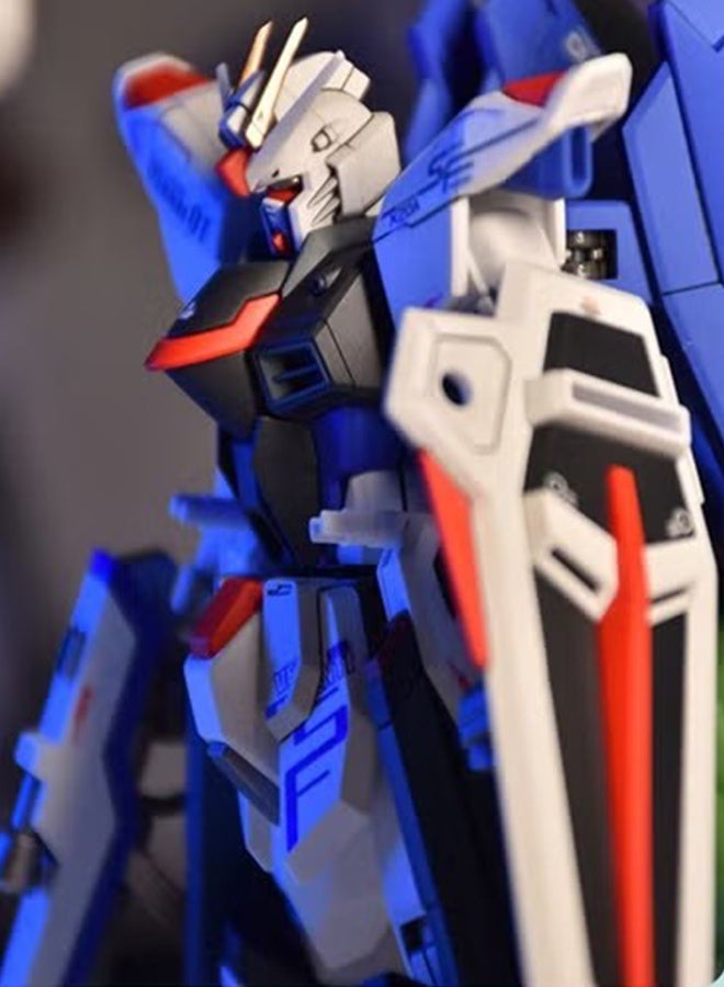 HALAMODO Gundam Xingdong HG Reborn Freedom - ZY - 06 Action Figure Mecha Assembly Model with Stand, a Super Cool Desktop Decoration, an Assembly Toy Loved by Both Boys and Girls - Image 4