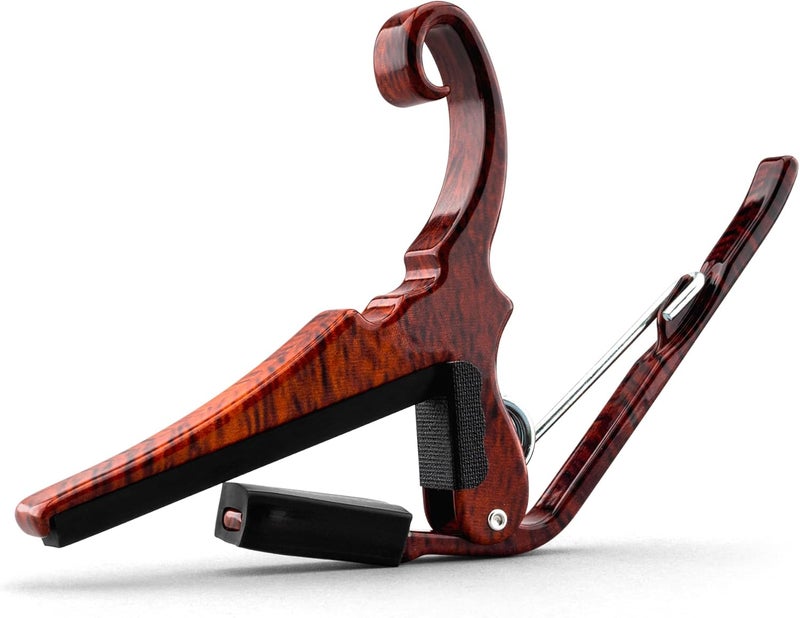 Kyser Musical Products Quick-Change Guitar Capo, KGCRWA, Rosewood - For Classical Guitars, Made in USA, Quality, Strong, Lightweight, Quick & Easy Key Changes, Innovative, Perfect Fit For Classicals - Image 2