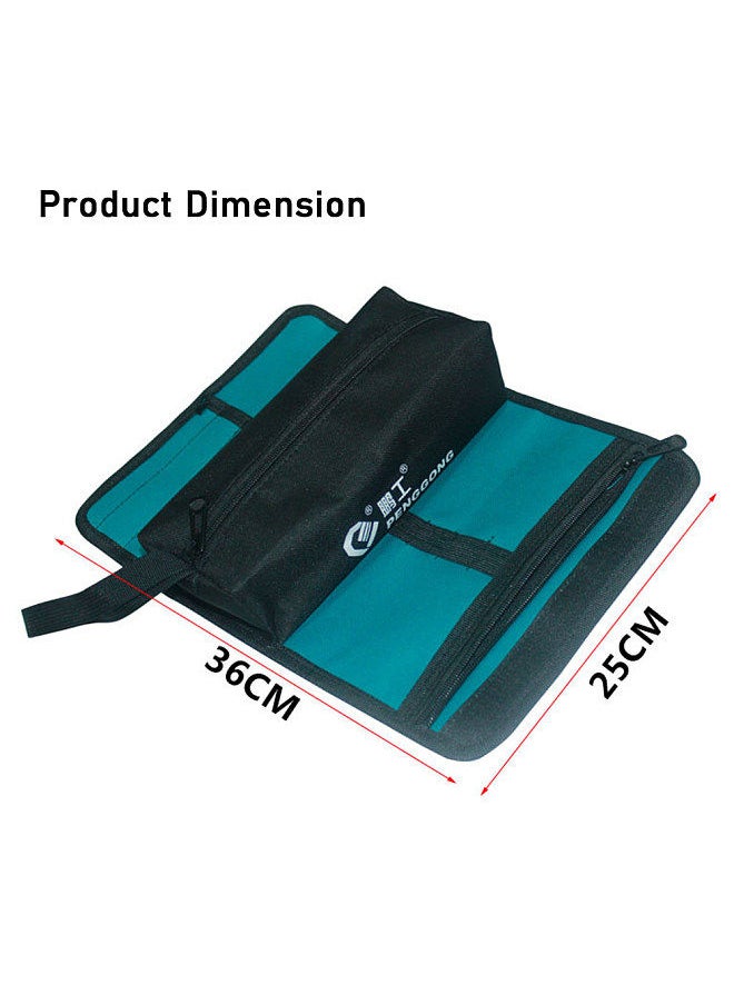 PENGGONG Coil-Type Bag Thickened Tool Bag Wear-resistant Storage Bag for Maintenance Tool Multifunctional Large Capacity Canvas Bag