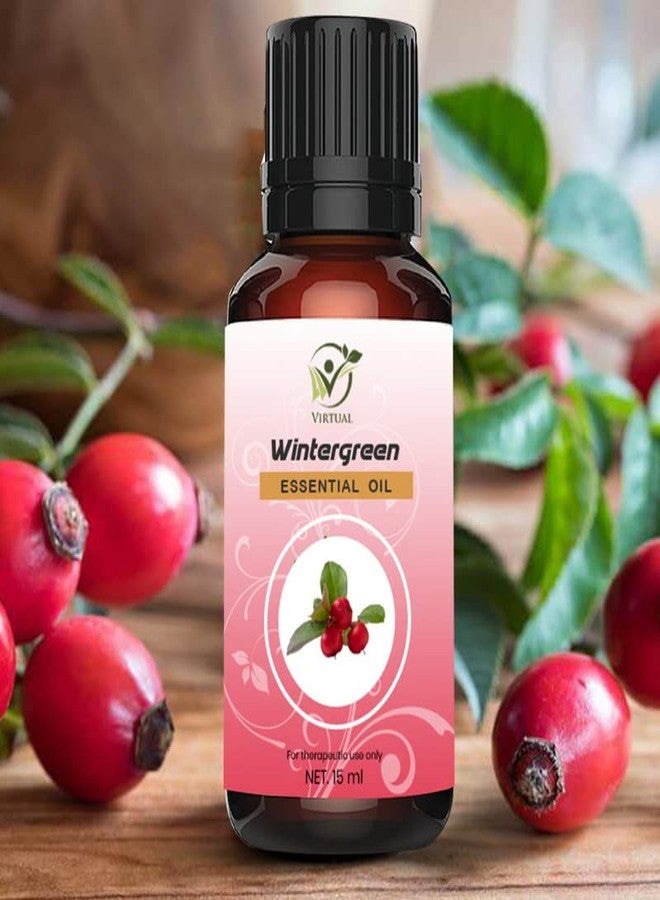 افتراضي زيت وينترغرين العطري للشعر والبشرة، نقي، طبيعي، وغير مخفف، للاستخدام في العلاج العطري، درجة علاجية، 15 مل - Image 3