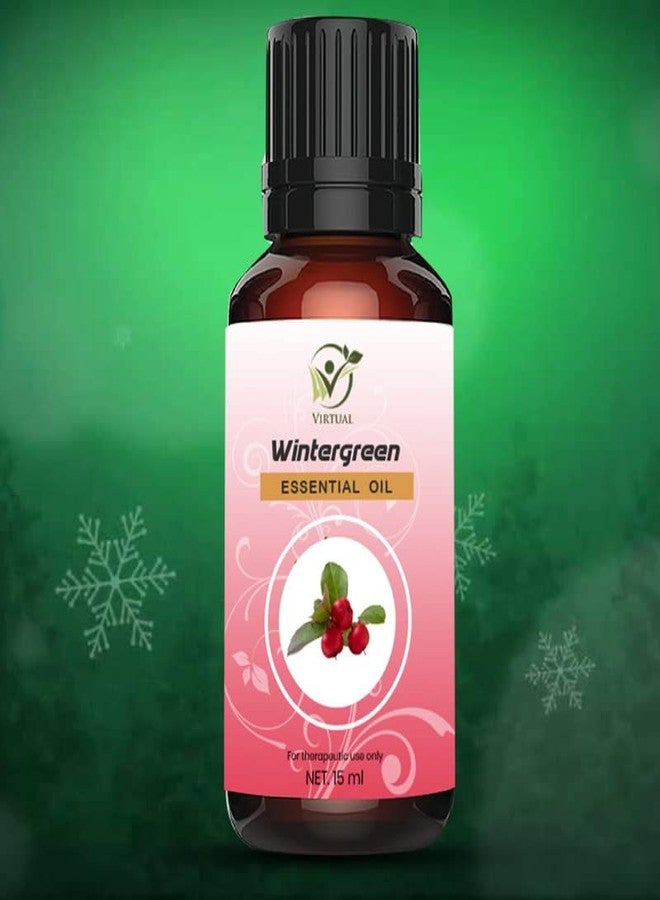 افتراضي زيت وينترغرين العطري للشعر والبشرة، نقي، طبيعي، وغير مخفف، للاستخدام في العلاج العطري، درجة علاجية، 15 مل - Image 2