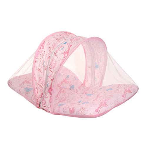 KooKyKooby Baby Mosquito and Insect Protection Net with Bedding (Pink(Dream Big)) - Image 2