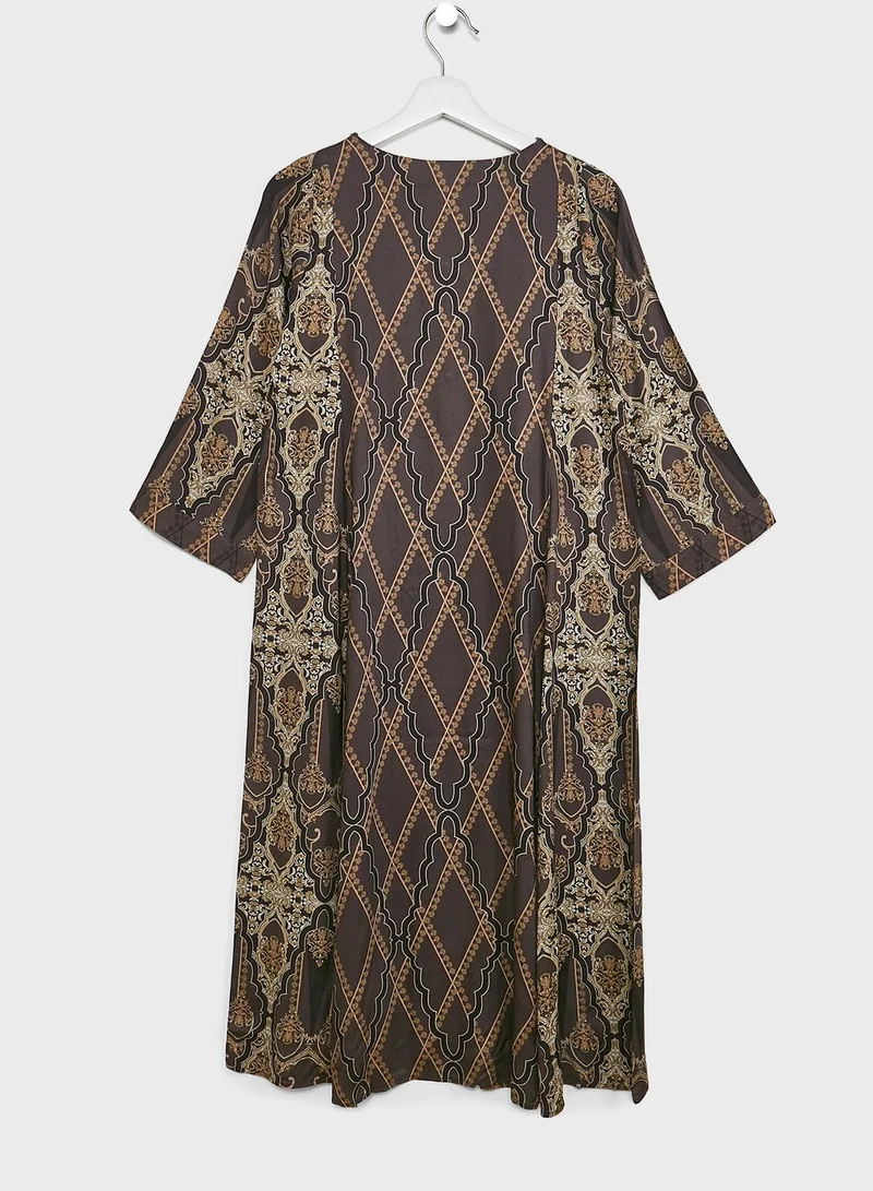 Nishat Linen Kids Printed Jalabiya