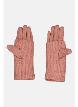 ELLE Women 1 Pair Knitted Gloves, Assorted  - Image 2