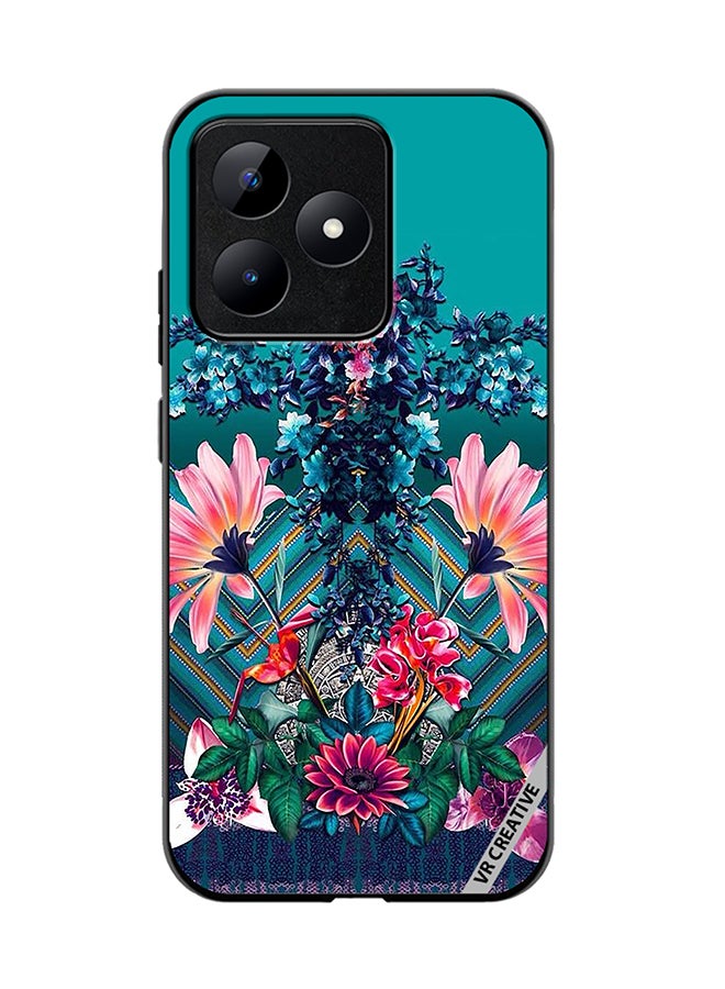 VR CREATIVE Protective Case Cover For Realme C53 Flower Design Multicolour - Image 1