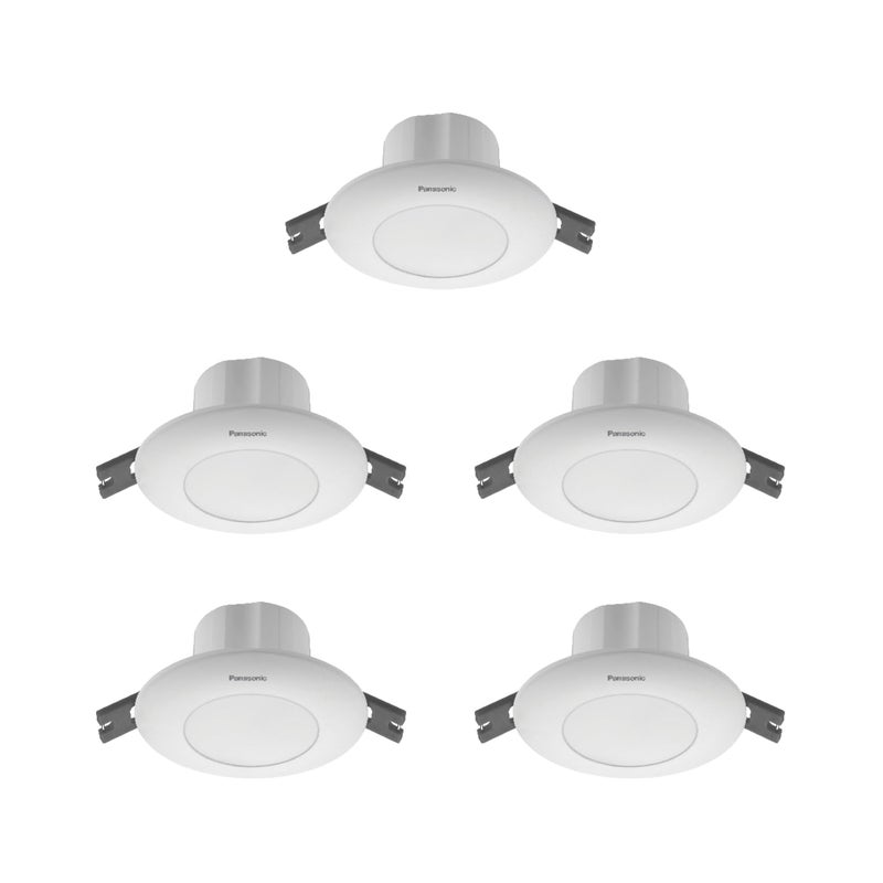 Panasonic 3W LED Deep Junction Box Downlight | 3 Watt Ceiling Light | Cutout - 46mm (Round, Cool White, Pack - 5) - Image 5