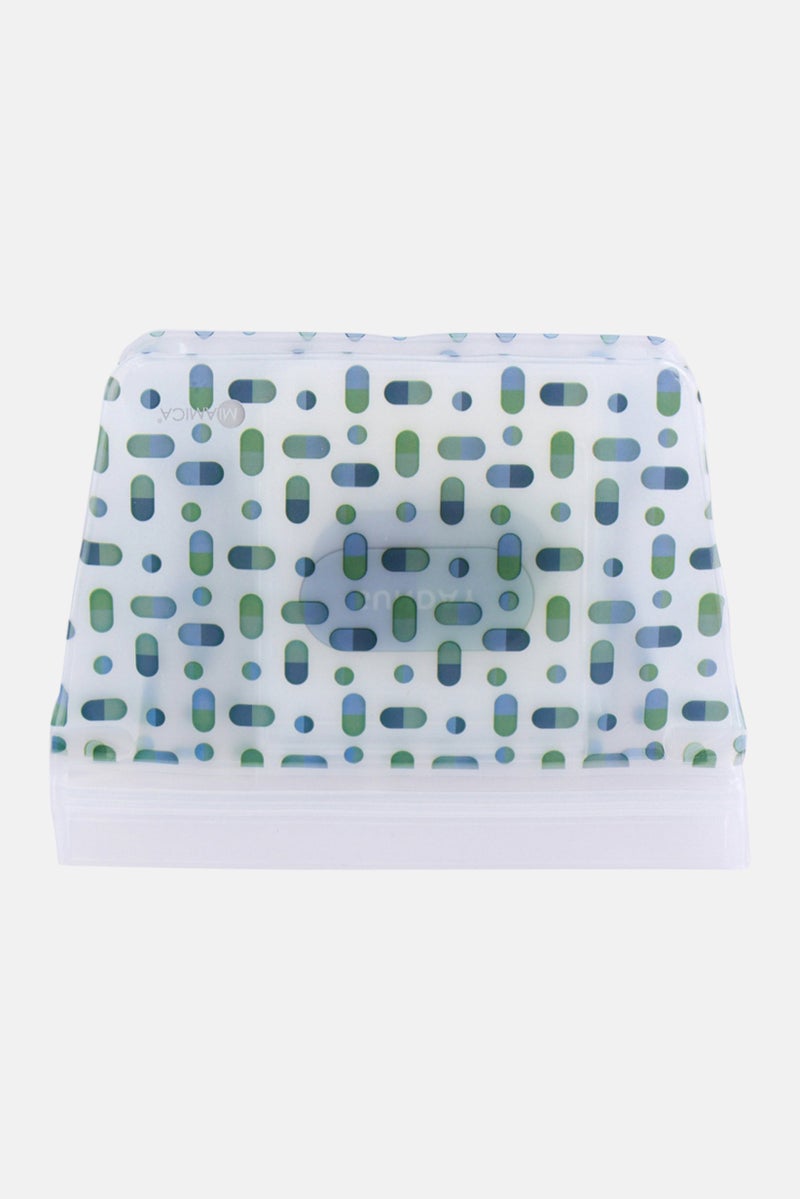 Miamica Reusable 7 Pieces Pill Pouches, Transparent - Image 3