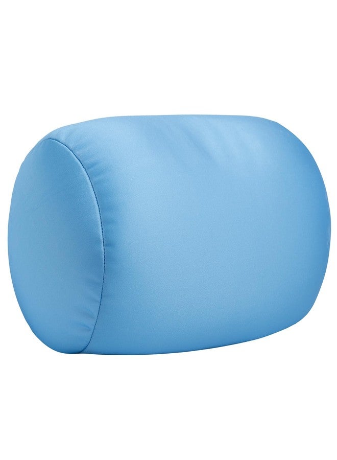 Focustree Microbead Neck Body Pillow Tube Microbead Bolster Bean Smooth Cool Pillow Neck Cervical Roll Pillow for Sleeping 7 x 12Inch Throw Travel Pillow(Maya Blue) - Image 1