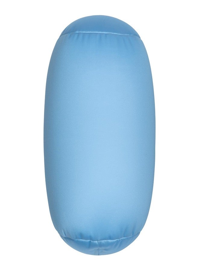Focustree Microbead Neck Body Pillow Tube Microbead Bolster Bean Smooth Cool Pillow Neck Cervical Roll Pillow for Sleeping 7 x 12Inch Throw Travel Pillow(Maya Blue) - Image 3