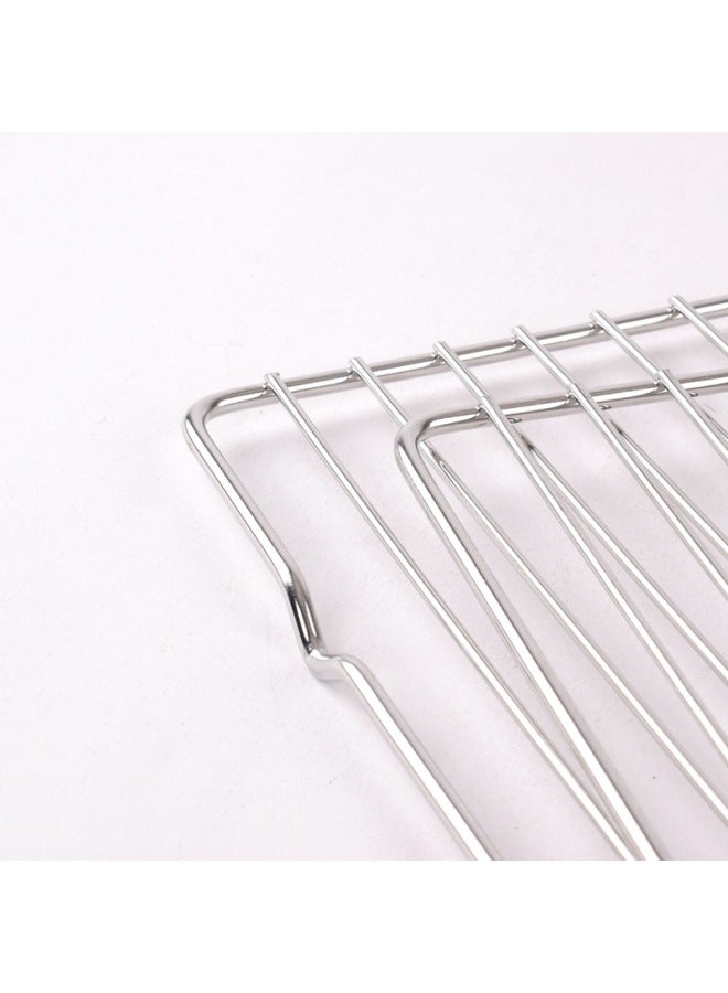 Baking Utensils 40*60 Thick Stainless Steel Cooling Rack Cake Cooling Net Bread Drying Net Snack Drying Rack-Specifications:40*60 With Feet Stainless Steel - Image 4