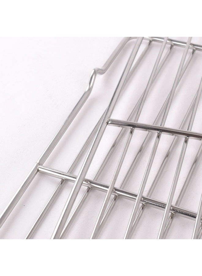 Baking Utensils 40*60 Thick Stainless Steel Cooling Rack Cake Cooling Net Bread Drying Net Snack Drying Rack-Specifications:40*60 With Feet Stainless Steel - Image 5
