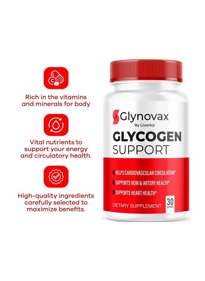 LIVORKA (3 Pack) Glynovax Pills, Glynovax All-Natural Support Pills, Glynovax Official Advanced Formula, Glynovax for Optimal Health, Glynovax Support Pills Reviews, 90 Capsules for 3 Months  - Image 3